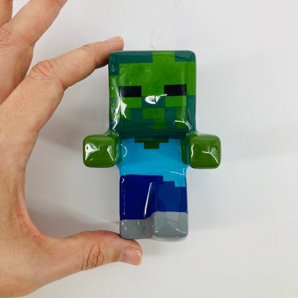 Minecraft Core Zombie Decoupage Figure Ornament Mojang - Picture 3 of 7